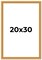 20x30 Museum-Quality Picture Frame with UV-Resistant Acrylic & Acid-Free Backing, Available in 4 Finishes - Gold, Silver, Bronze, and Black